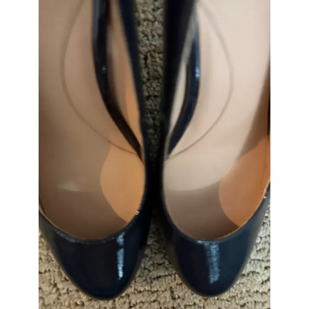 Cole Haan- Navy Blue patent leather heel- size 7 - Picture 8 of 10
